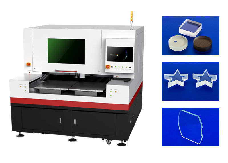 60*80cm Automatic Glass Laser Cutting Machine For Tempered Glass