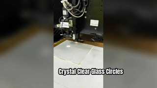 2mm Ultra-clear Glass Laser-Cut Circle