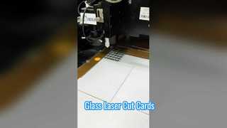 Electronic card glass laser batch cutting