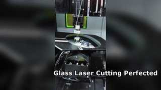 Five axis glass laser cutting machine