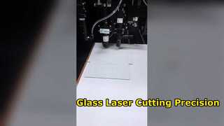 3mm green glass laser cutting for irregular shapes