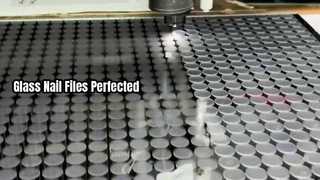 Nail file, glass laser cutting