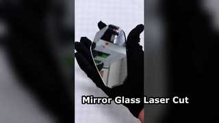 2mm automotive rearview mirror glass laser cutting