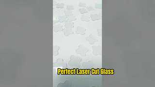 2mm Ultra Clear Glass Laser-Cut Shamrock Shape