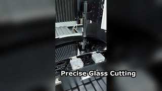 2mm green glass laser cutting for irregular shapes