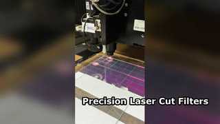 Laser cutting circular 1mm double-sided coated filter