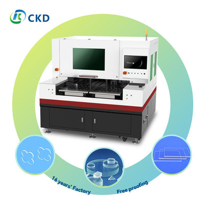 250W Splitting And Cutting Laser Glass Machine With 1064nm Wavelength