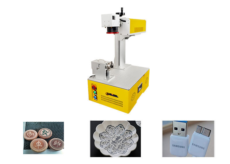 Air Cooling 3W UV Laser Marking Machine For Plastic / EVA Marking