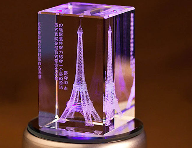 YAG 3W 3D Crystal Laser Engraving Machine For Transparent Material Engraving