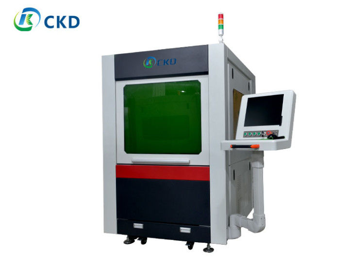 CNC Metal Sheet Fiber Laser Cutting Machine 1500W 120m/min With Cover