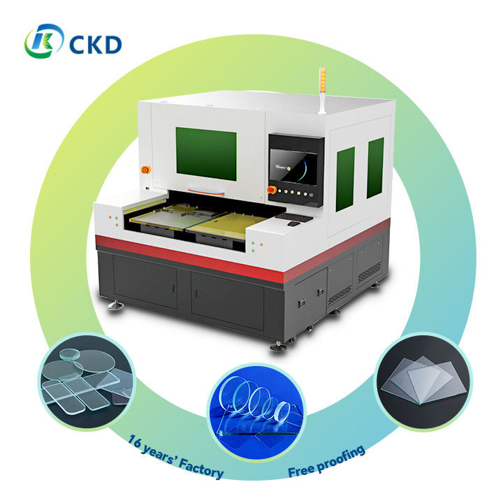 30W-90W Optical Glass Laser Cutting Machine With Safety Features