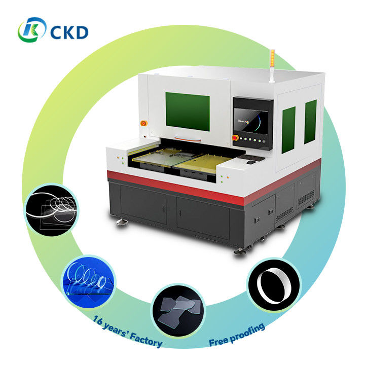 Thick Glass Laser Cutting Machine with RFC02 150W 10.6µm CO2 Source and Cutting Accuracy ±0.01mm
