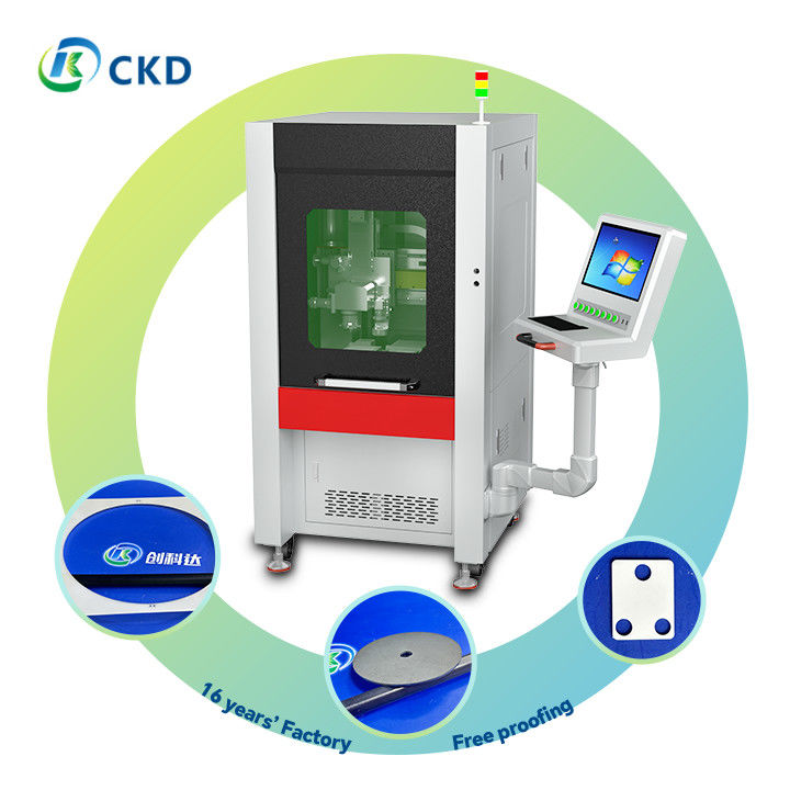 120W Laser Cutting Machine For Ceramic Tiles ±0.01mm Cutting Accuracy 600mm X 600mm Worktable Size