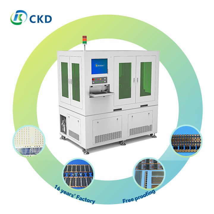 Precision Laser Glue Remover With 50ns Pulse For Automatic Resistor Capacitor Removal With Emergency Stop