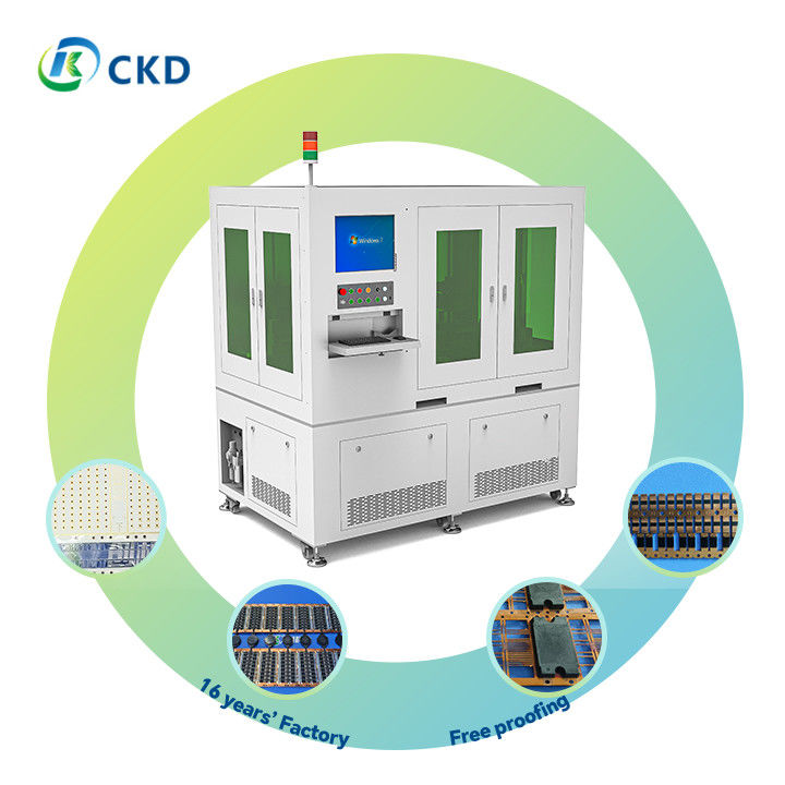 Ultra Precise Automated Industrial Laser Glue Remover with Touchscreen Interface and Laser Shielding