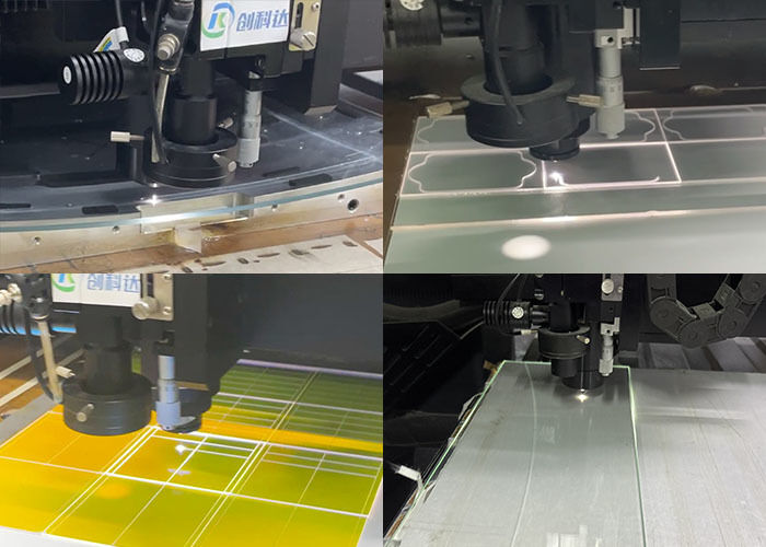 CNC Laser Glass Cutting Machine Featuring Water Cooling Splitting Laser Source Compatible With Popular CAD CAM Software Like AutoCAD