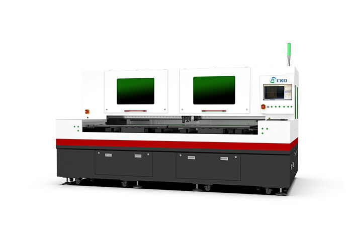 CNC Laser Glass Cutting Machine Featuring Water Cooling Splitting Laser Source Compatible With Popular CAD CAM Software Like AutoCAD